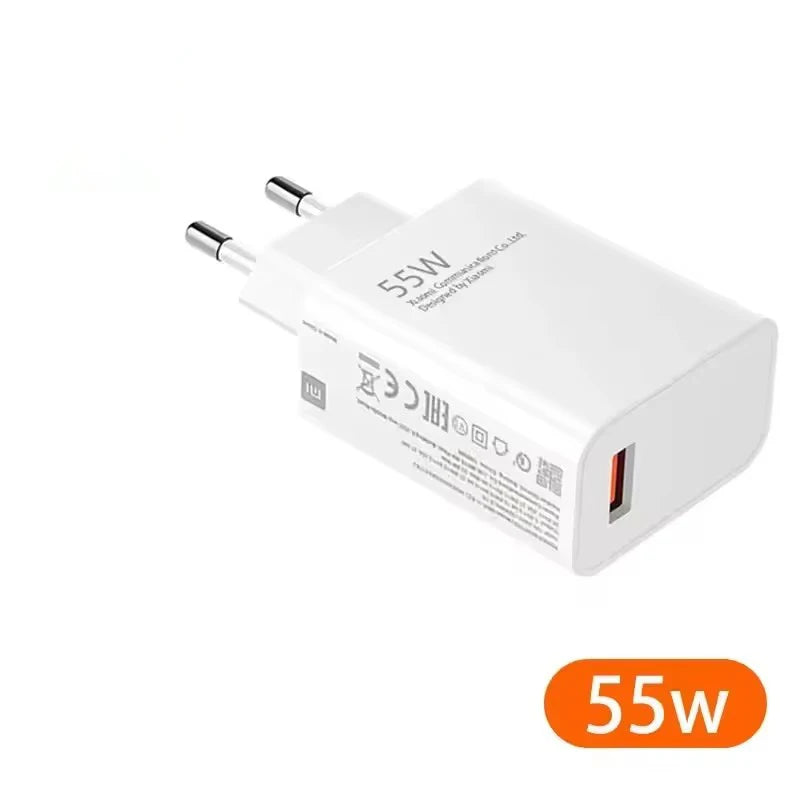 120W EU Plug Charger Ultra Fast Charger QC 5.0 Type-C Cable 67W 55W 33W Rapid Charging Adapter For iPhone Huawei 2025