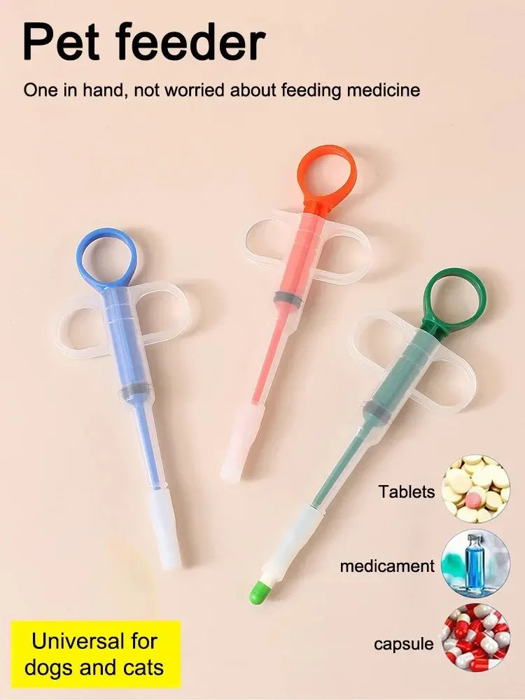 Pet Medication Dispenser, Pressing Feeding Stick for Cats and Dogs, Eating Pills, Pills, Medication Artifacts, Pet Sickness Care