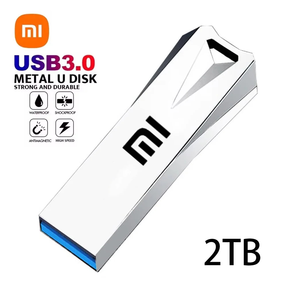 Xiaomi 2TB Original USB 3.0 Pen Drive USB Memory Stick 1TB Metal High Speed Type C Pendrive USB Flash Drives 512GB For Notebook