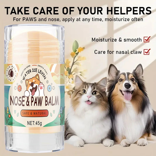 45g Pet Paw Care Cream Is Rich in Natural Plant Ingredients Such as Shea Butter, Coconut Oil and Other Are Gentle and Moisturizing, Quickly Relieves Dry Paws and Cares for Pet Paws