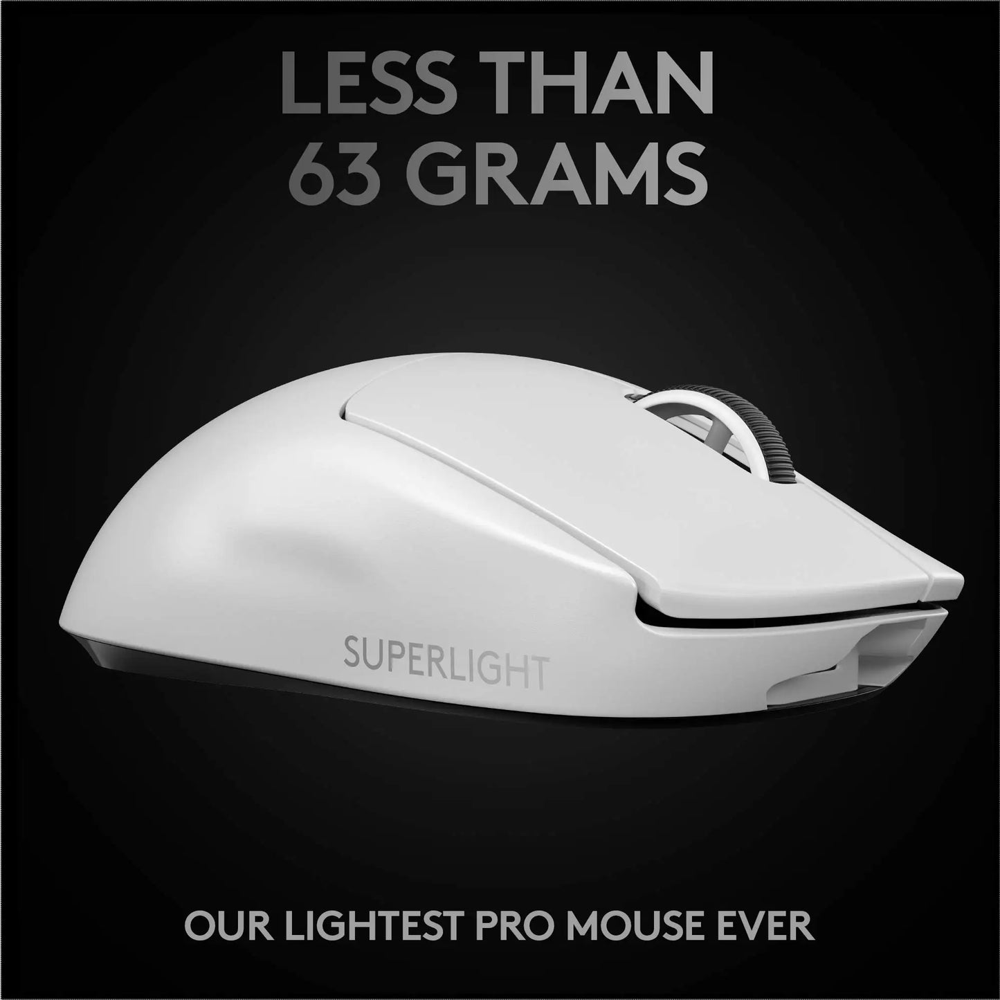 Logitech Gpro Superlight 25600 DPI Wireless Mouse, HERO 25K sensor, Tri-Mode Connection 2.4GHz/Wired/Bluetooth PC Gaming Mouse