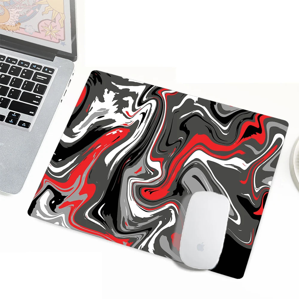 Strata Liquid Mouse Pad Computer Laptop Anime Keyboard Mouse Mat Mousepad Keyboards Gamers Decoracion Desk Mat