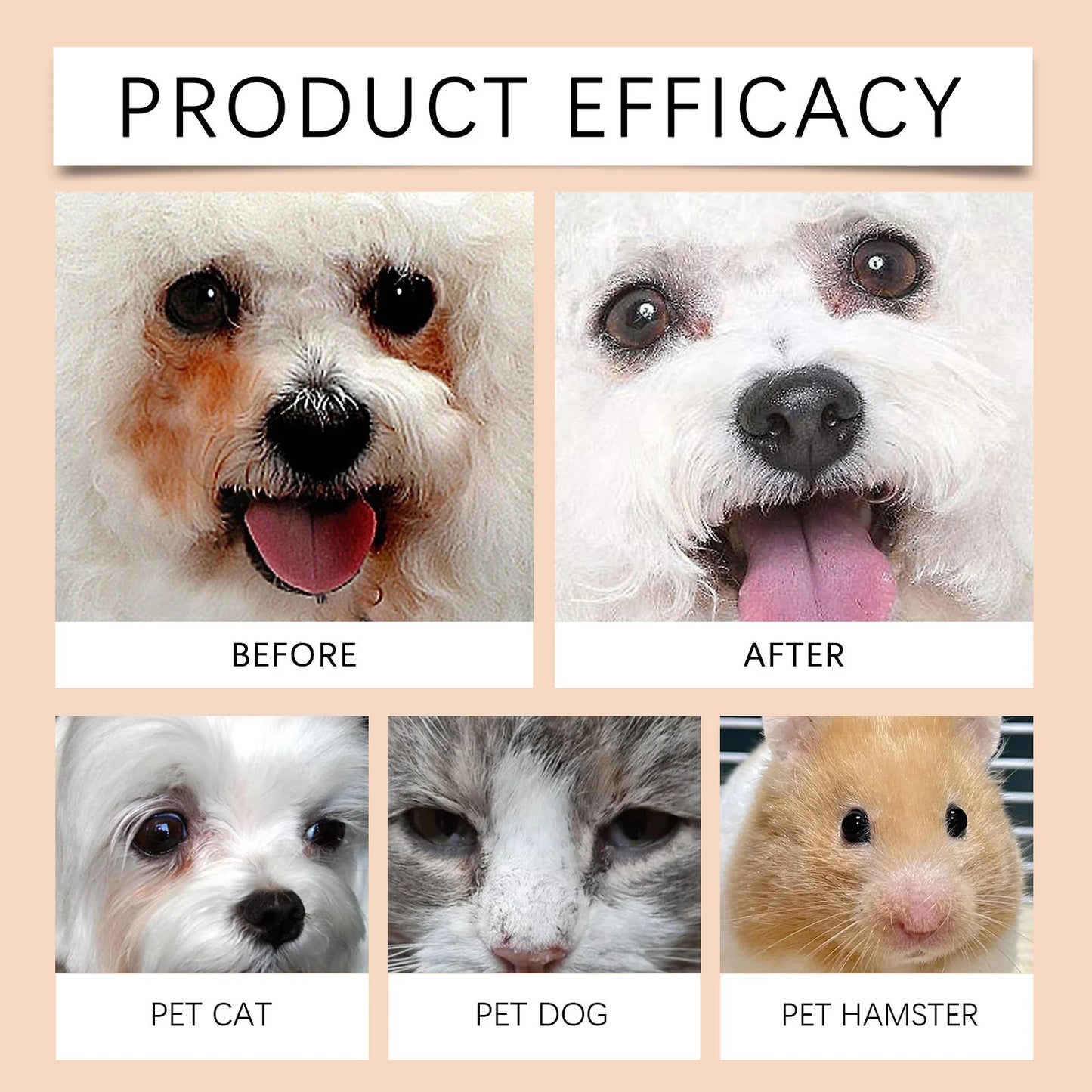 Pet Tears Cleansing Cream, Gentle Cleansing Pet Cat and Dog Tears Care Eye Care Cleansing Cream