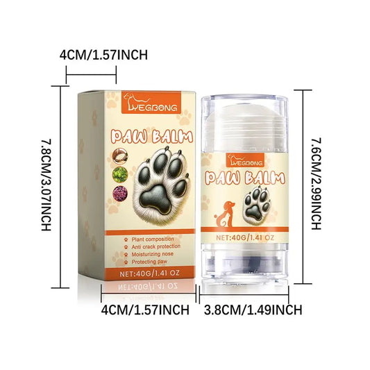 40g Pet Paw Protection Balm Dog Foot Moisturizer Household Pet Paw Balm Pet Cat Foot Care Cream Cleaning Supplies