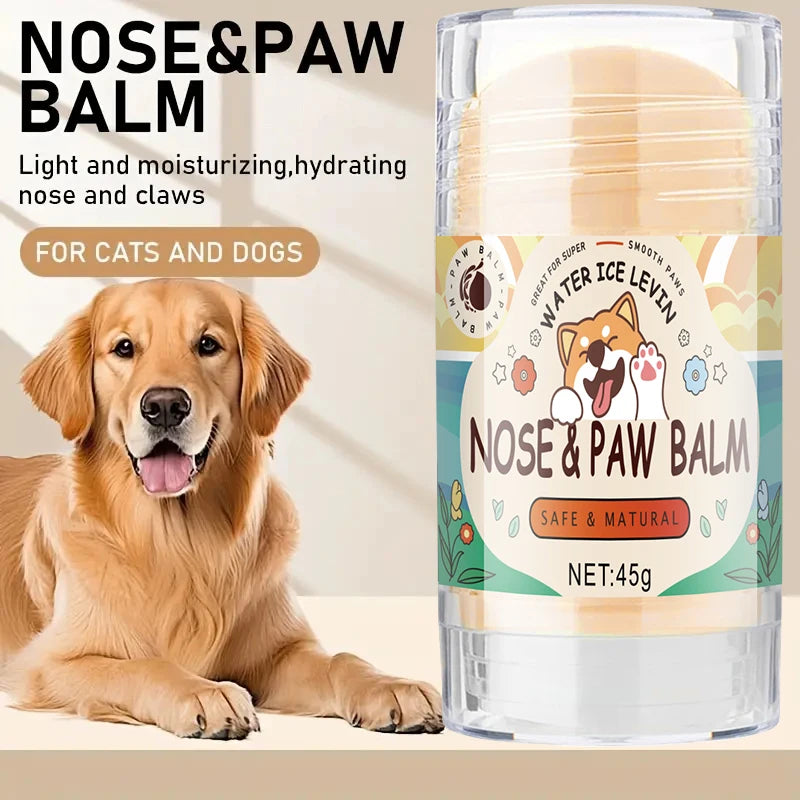 45g Pet Paw Care Cream Is Rich in Natural Plant Ingredients Such as Shea Butter, Coconut Oil and Other Are Gentle and Moisturizing, Quickly Relieves Dry Paws and Cares for Pet Paws