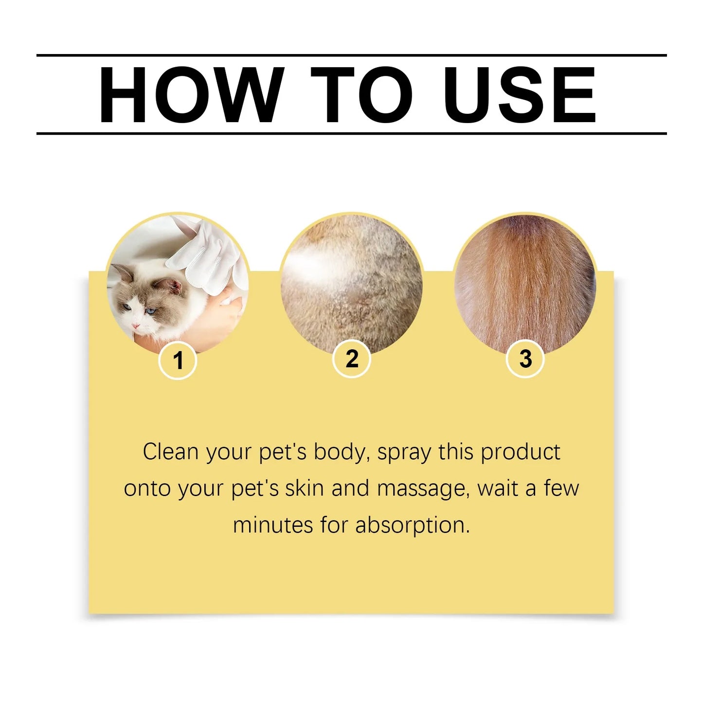 Pet Skin Spray Dog & Cat Skin Care Spray, Soothing Spray Cleansing & Softening Skin, Soothing Anti-Itch Spray Nourishing Spray