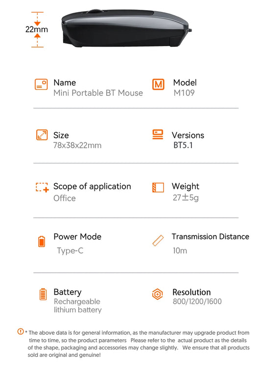 Portable Bluetooth 5.1 Wireless Mini Mouse Rechargeable TF Card Reader Silent Adjustable DPI Mouse for Phone Tablet Notebook