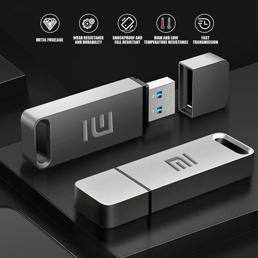 Original Xiaomi Pen Drive 2 TB USB 3.0 Flash Metal Drive 1TB Large Capacity High Speed Transmission Storage Waterproof Storage