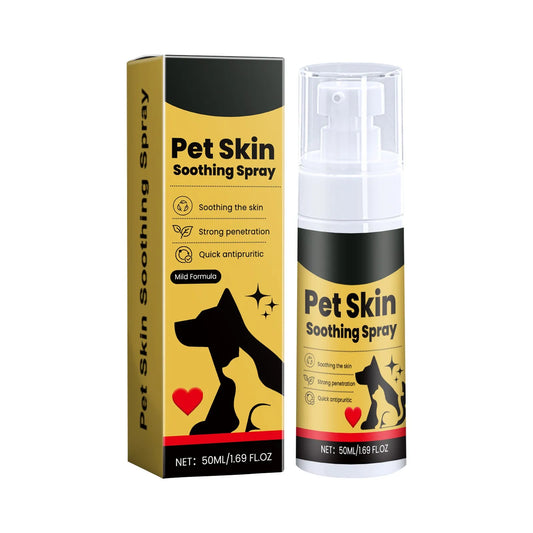 Pet Skin Spray Dog & Cat Skin Care Spray, Soothing Spray Cleansing & Softening Skin, Soothing Anti-Itch Spray Nourishing Spray