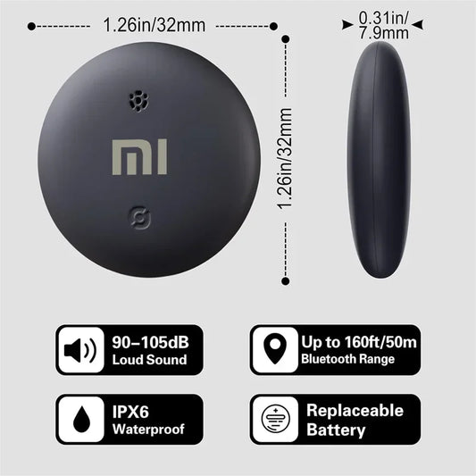 Xiaomi Car GPS Locator Anti Getting Lost Finder For iPhone Find My Wallet Suitcase Car Global Positioning Tracking Elderly Kids