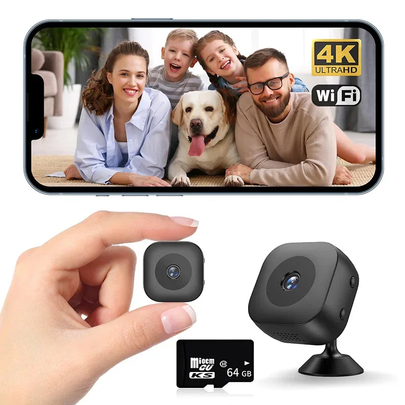 Xiaomi Mini Camera WiFi IP/AP 4K Remote Monitoring Mobile Detection Camcorder Portable Smart Home Surveillance Security Camera