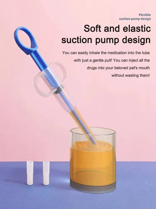 Pet Medication Dispenser, Pressing Feeding Stick for Cats and Dogs, Eating Pills, Pills, Medication Artifacts, Pet Sickness Care