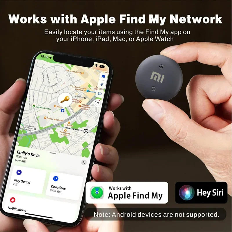 Xiaomi Car GPS Locator Anti Getting Lost Finder For iPhone Find My Wallet Suitcase Car Global Positioning Tracking Elderly Kids