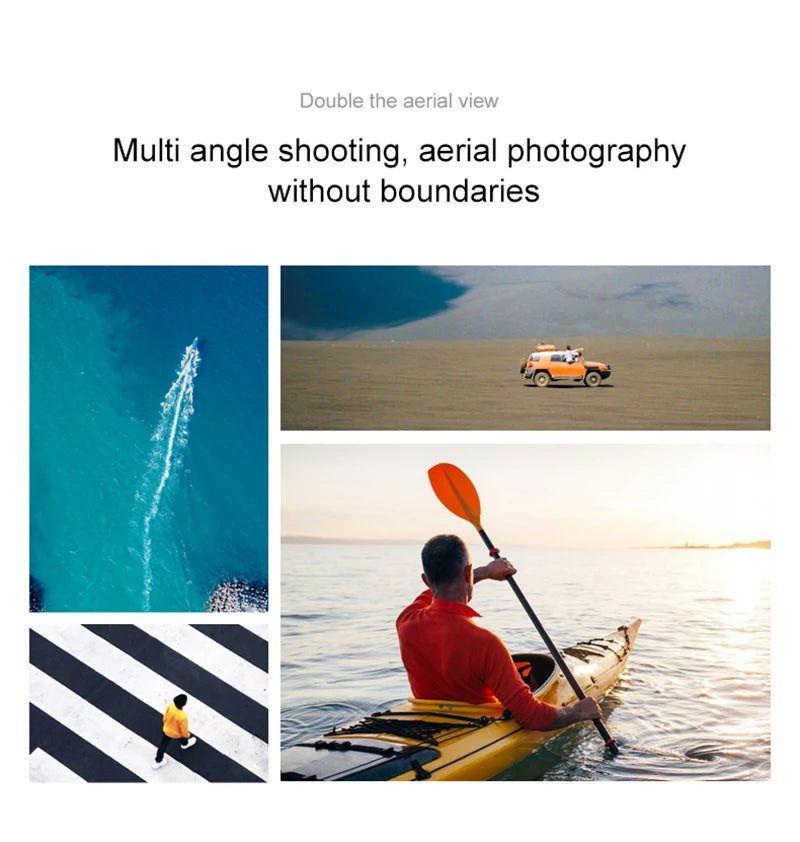 Xiaomi D16 Mini Drone 8K HD-VR Dual-camera 180 ° ESC Optical Flow obstacle avoidance Motor Drone UAV Remote Control Quadcopter