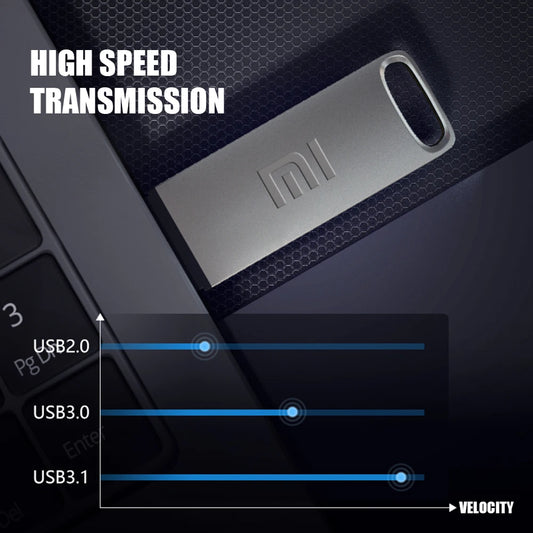 Original Xiaomi Pen Drive 2 TB USB 3.0 Flash Metal Drive 1TB Large Capacity High Speed Transmission Storage Waterproof Storage
