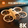 Xiaomi D16 Mini Drone 8K HD-VR Dual-camera 180 ° ESC Optical Flow obstacle avoidance Motor Drone UAV Remote Control Quadcopter