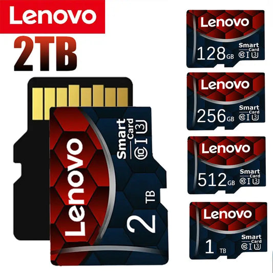 Lenovo 2TB A2 1TB Micro SD Card High Speed Memory Card 512GB 128GB MicroSD U3 TF Flash Card for Xiaomi Phone Camera table PC