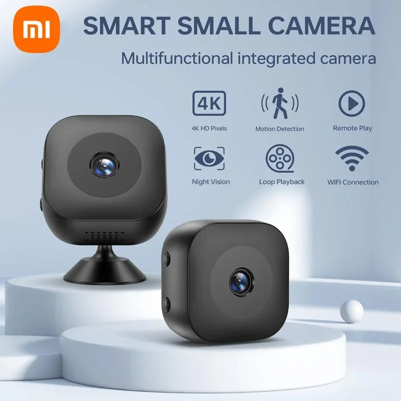 Xiaomi Mini Camera WiFi IP/AP 4K Remote Monitoring Mobile Detection Camcorder Portable Smart Home Surveillance Security Camera