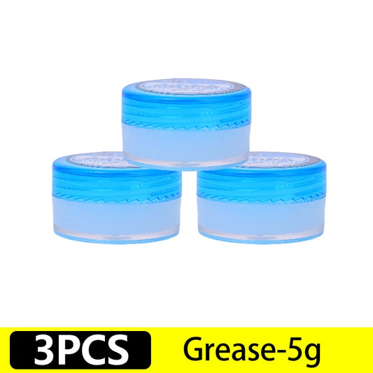 4 in 1 Mechanical Keyboard Lubricant Grease Oil for Axes Mechanical Friction Lubrication Kit with Brush Keycap Puller Set