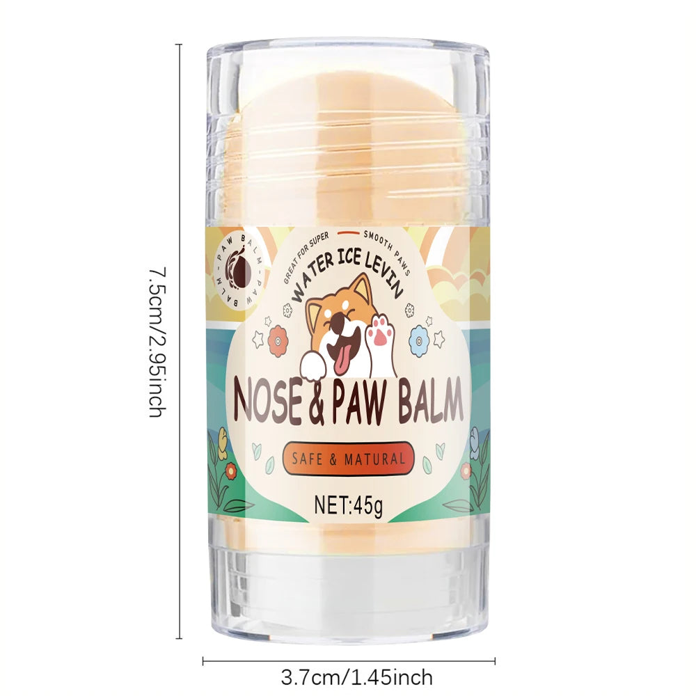 45g Pet Paw Care Cream Is Rich in Natural Plant Ingredients Such as Shea Butter, Coconut Oil and Other Are Gentle and Moisturizing, Quickly Relieves Dry Paws and Cares for Pet Paws