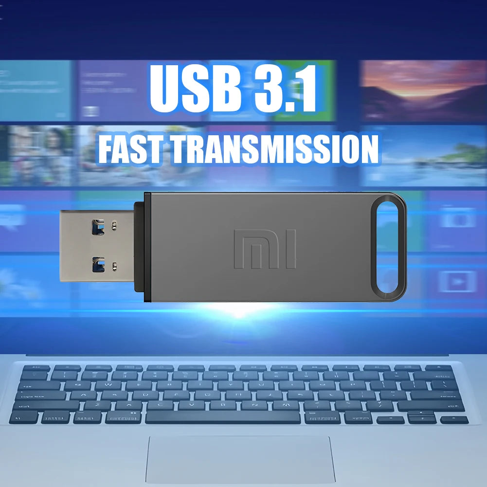 Original Xiaomi Pen Drive 2 TB USB 3.0 Flash Metal Drive 1TB Large Capacity High Speed Transmission Storage Waterproof Storage