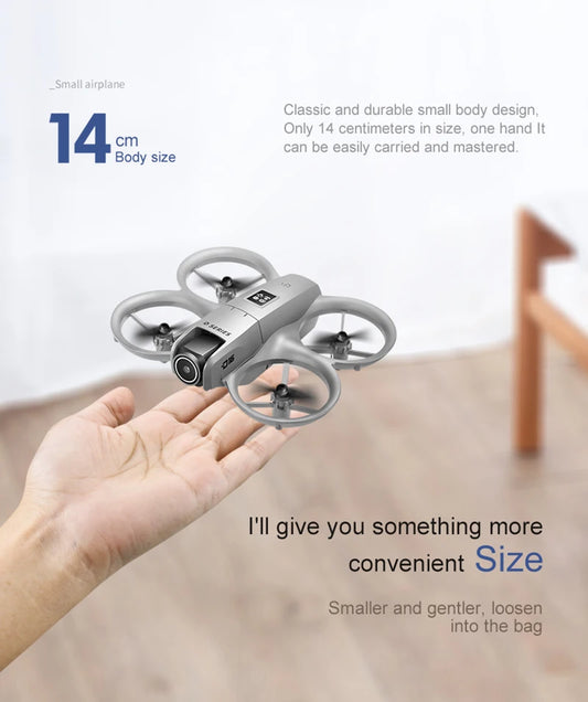 Xiaomi D16 Mini Drone 8K HD-VR Dual-camera 180 ° ESC Optical Flow obstacle avoidance Motor Drone UAV Remote Control Quadcopter