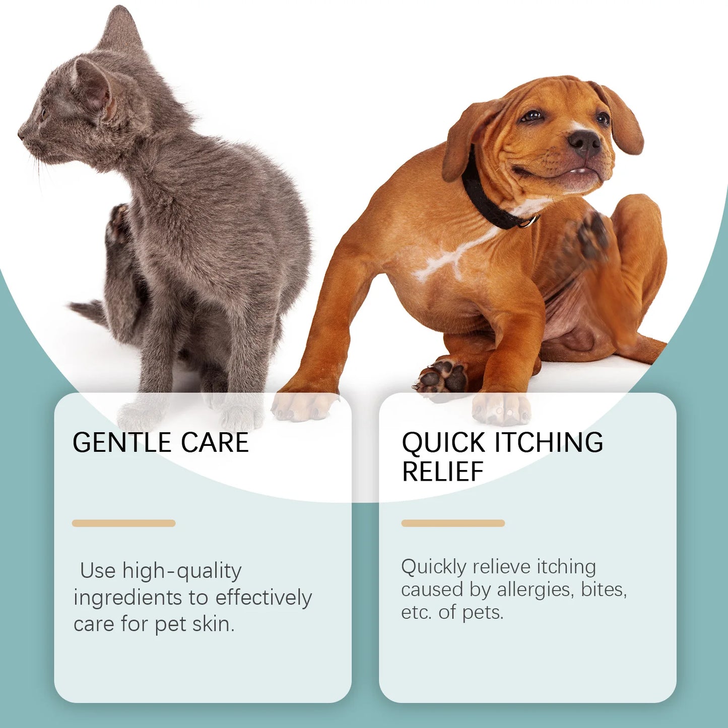 Pet Skin Care Spray Relieve Itching Reduce Redness Antipruritic Improve Dryness Long Lasting Moisturizing Suitable for Cats Dog