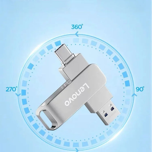 NEW Lenovo USB 3.0 Flash Drive High Speed Pen Drive 64TB Usb 3. 0 Memory Stick 2TB Flash Pendrive 128GB Metal Memoria Usb Disk