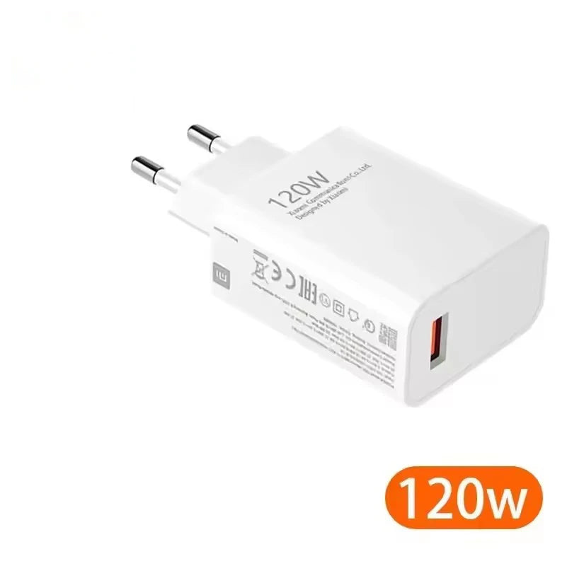 120W EU Plug Charger Ultra Fast Charger QC 5.0 Type-C Cable 67W 55W 33W Rapid Charging Adapter For iPhone Huawei 2025