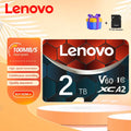 Lenovo 2TB A2 1TB Micro SD Card High Speed Memory Card 512GB 128GB MicroSD U3 TF Flash Card for Xiaomi Phone Camera table PC
