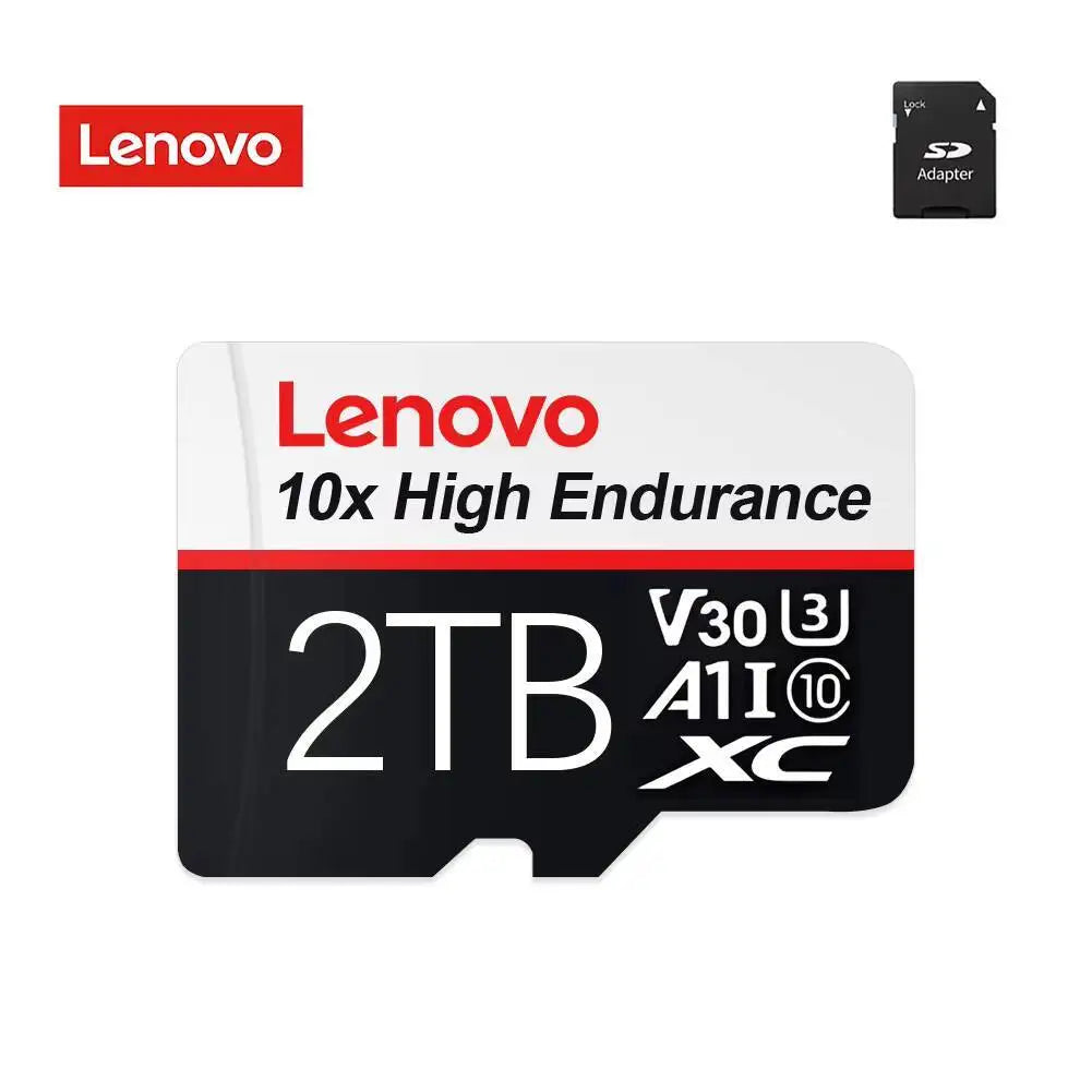 Lenovo 2TB Memory  Card 1TB 512GB SD Card 256GB Ultra-fast Transfer Micro TF SD Card 128GB Cartao De Memoria For Phone PC