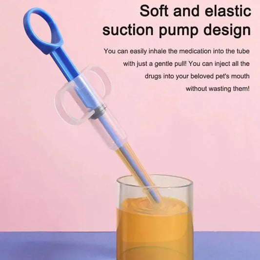 Pet Medication Dispenser, Pressing Feeding Stick for Cats and Dogs, Eating Pills, Pills, Medication Artifacts, Pet Sickness Care