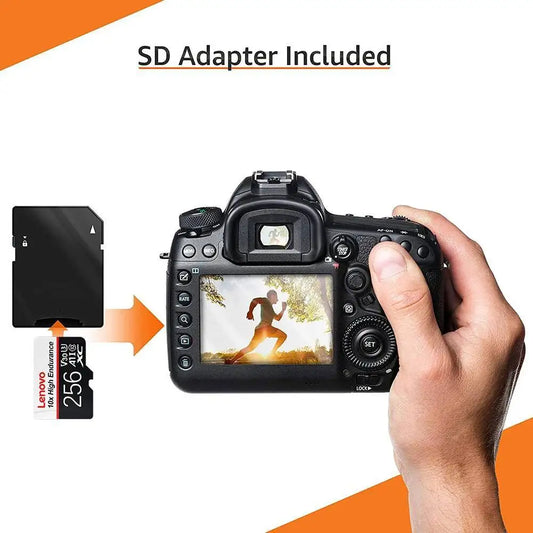 Lenovo 2TB Memory  Card 1TB 512GB SD Card 256GB Ultra-fast Transfer Micro TF SD Card 128GB Cartao De Memoria For Phone PC