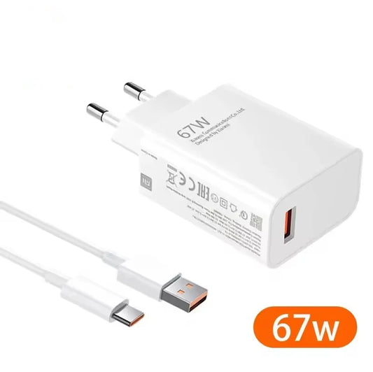 120W EU Plug Charger Ultra Fast Charger QC 5.0 Type-C Cable 67W 55W 33W Rapid Charging Adapter For iPhone Huawei 2025