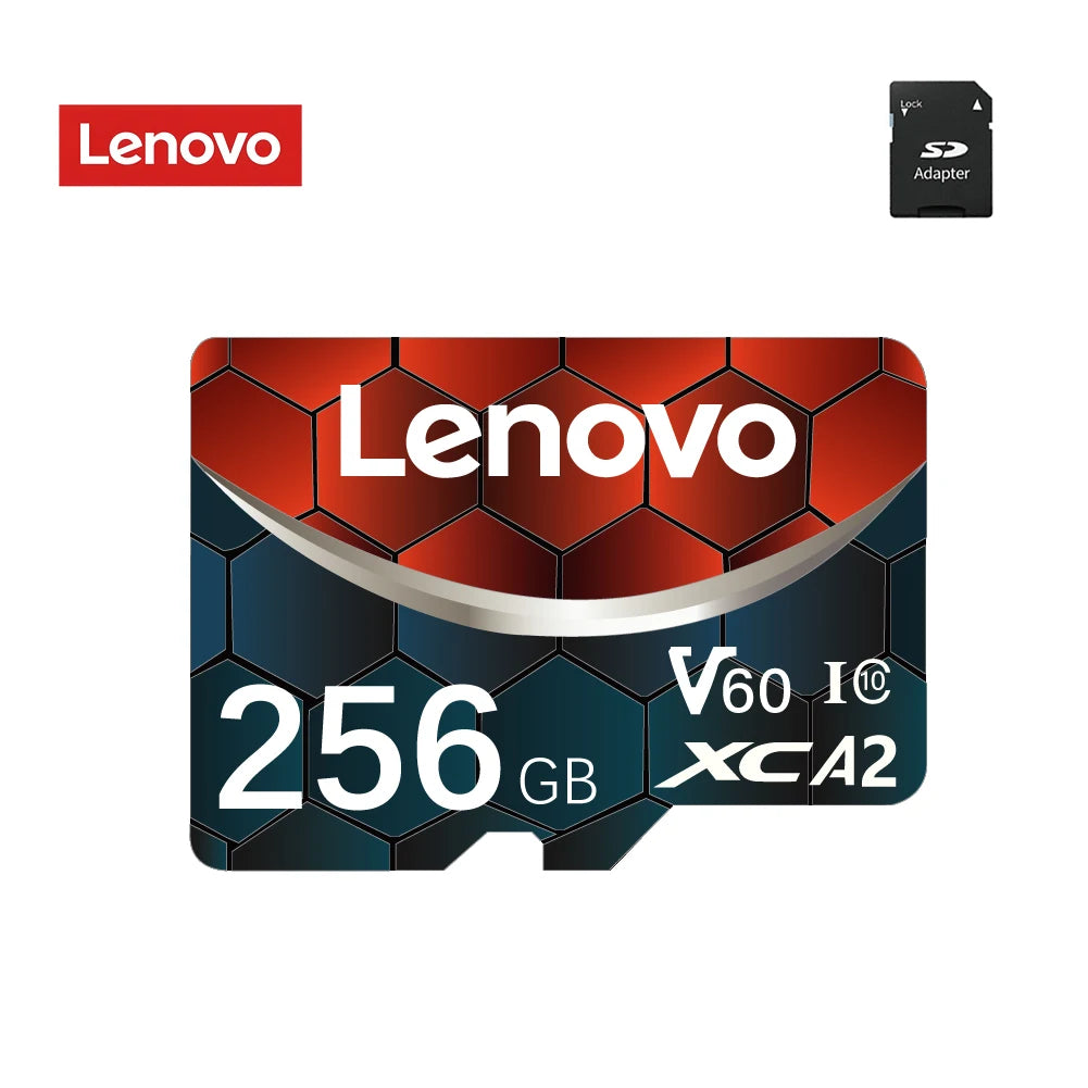 Lenovo 2TB A2 1TB Micro SD Card High Speed Memory Card 512GB 128GB MicroSD U3 TF Flash Card for Xiaomi Phone Camera table PC