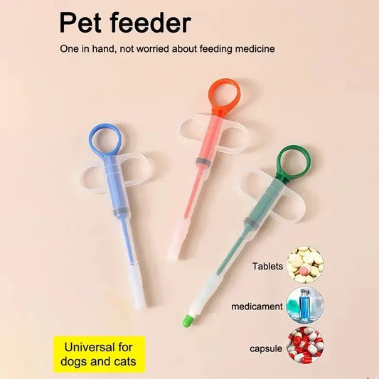 Pet Medication Dispenser, Pressing Feeding Stick for Cats and Dogs, Eating Pills, Pills, Medication Artifacts, Pet Sickness Care
