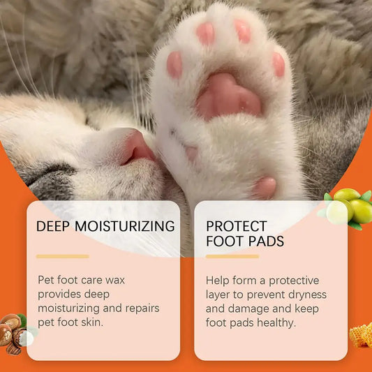 40g Pet Paw Protection Balm Dog Foot Moisturizer Household Pet Paw Balm Pet Cat Foot Care Cream Cleaning Supplies