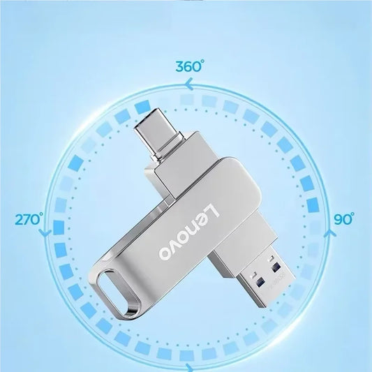 NEW Lenovo USB 3.0 Flash Drive High Speed Pen Drive 64TB Usb 3. 0 Memory Stick 2TB Flash Pendrive 128GB Metal Memoria Usb Disk