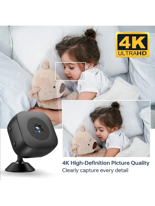 Xiaomi Mini Camera WiFi IP/AP 4K Remote Monitoring Mobile Detection Camcorder Portable Smart Home Surveillance Security Camera