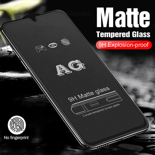 Matte Screen Protector For OPPO A74 5G A73 A58 A57 A97 A54 A17 A17K A16 A16S A15 A15S A94 A95 A93 A78 A77 A9 2020 Tempered Glass